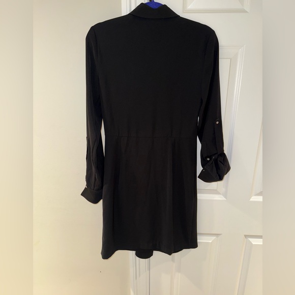 Elegant Black Dress Halston Heritage Size 4 EUC - Picture 6 of 9